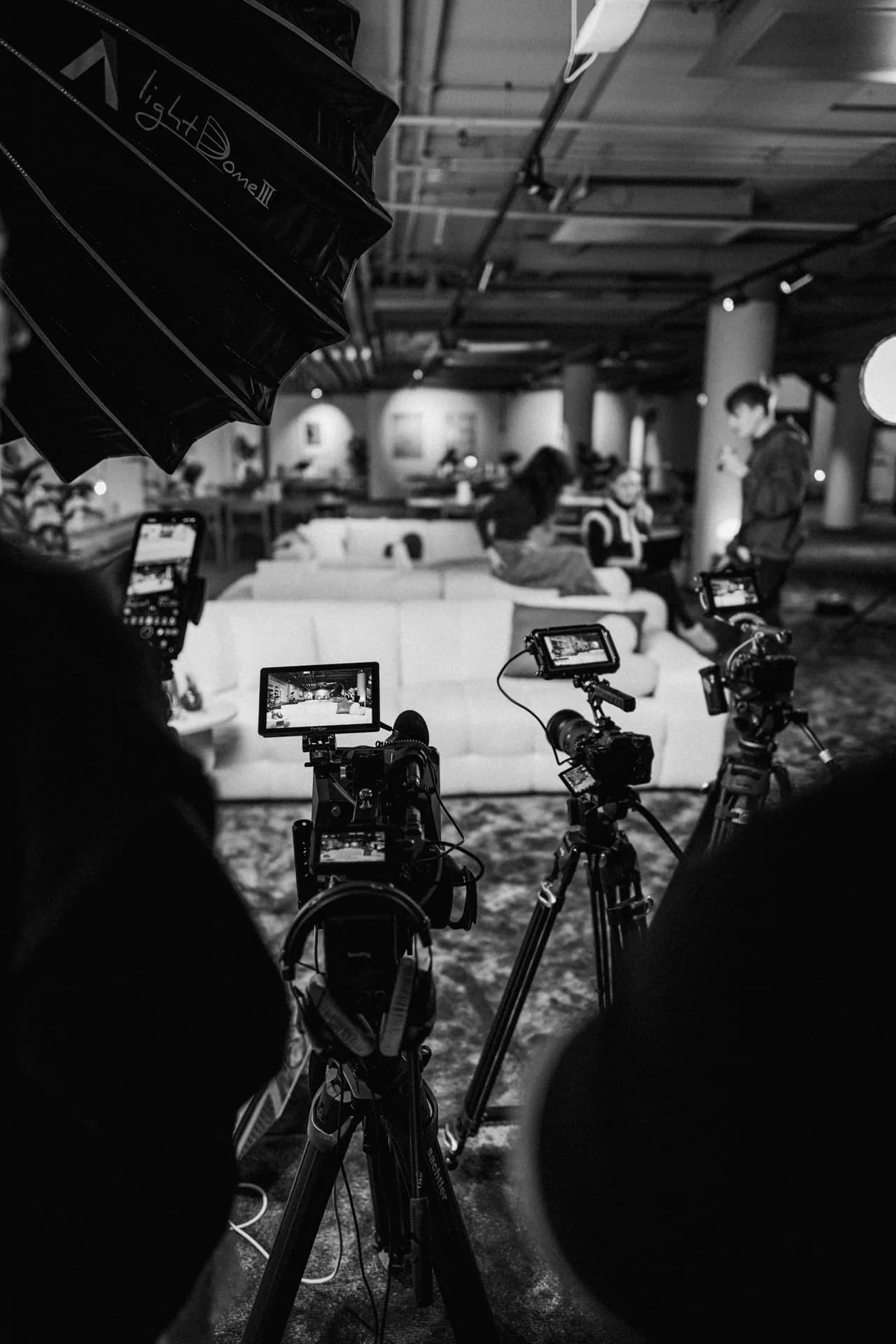 Multikamera-setup i produktion