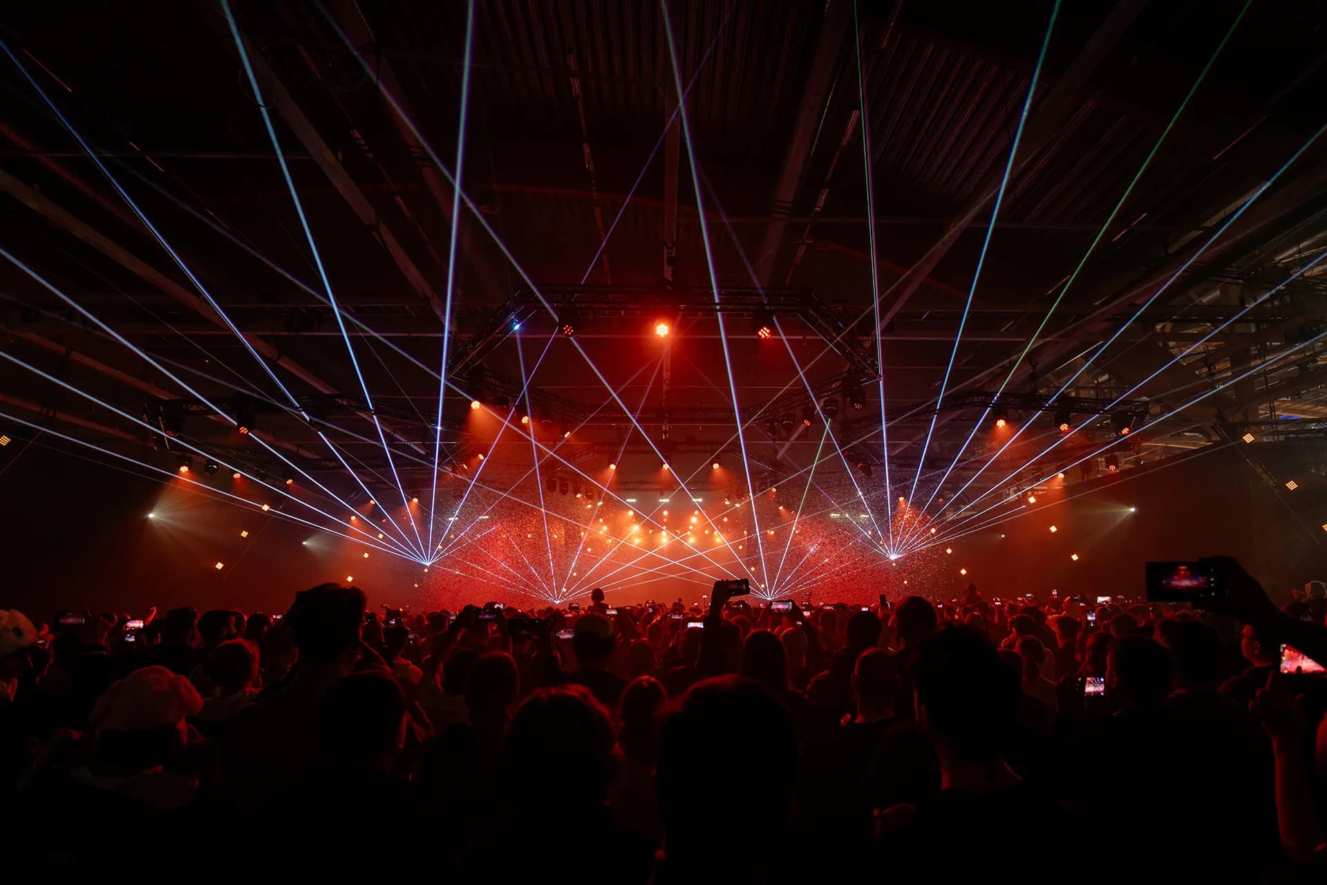 Dreamhack: Lasershow över publiken